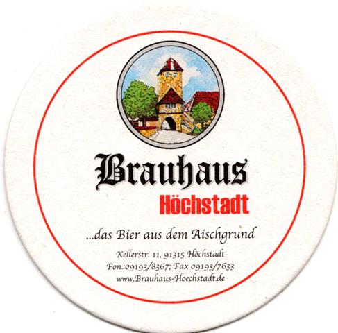 hchstadt erh-by brauhaus rund 1a (215-das bier aus-stadttor)